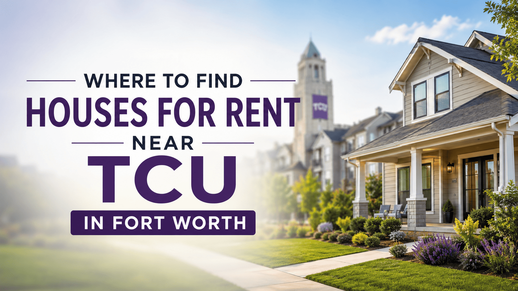 Where to Find Houses for Rent Near TCU in Fort Worth