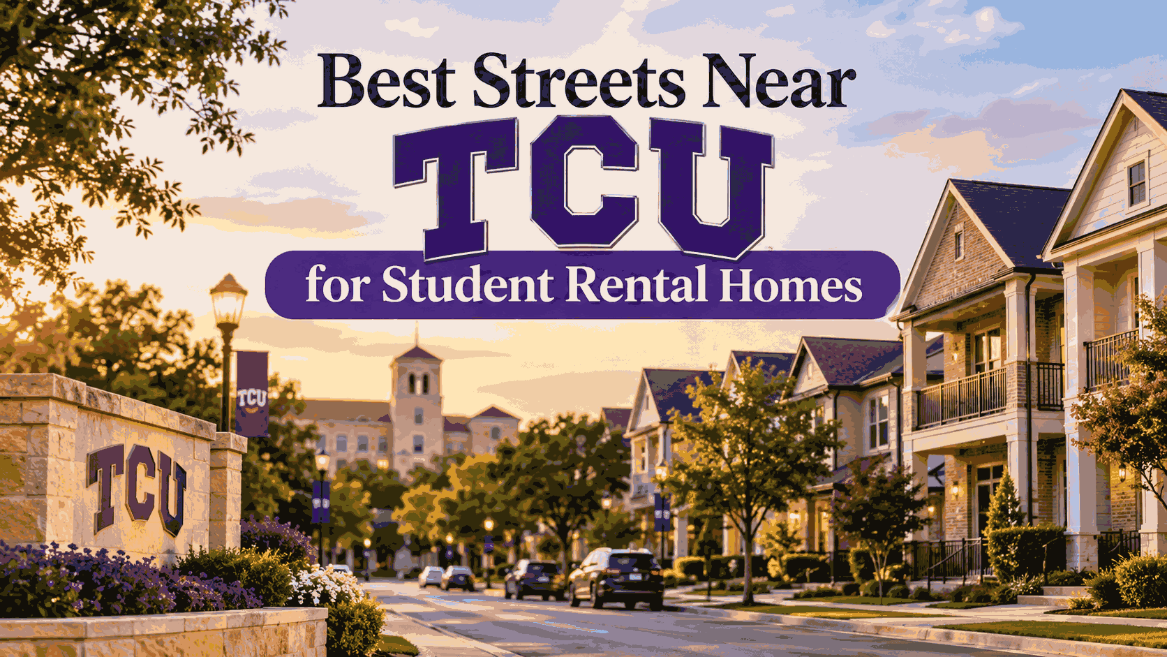 Best Streets Near TCU for Student Rental Homes