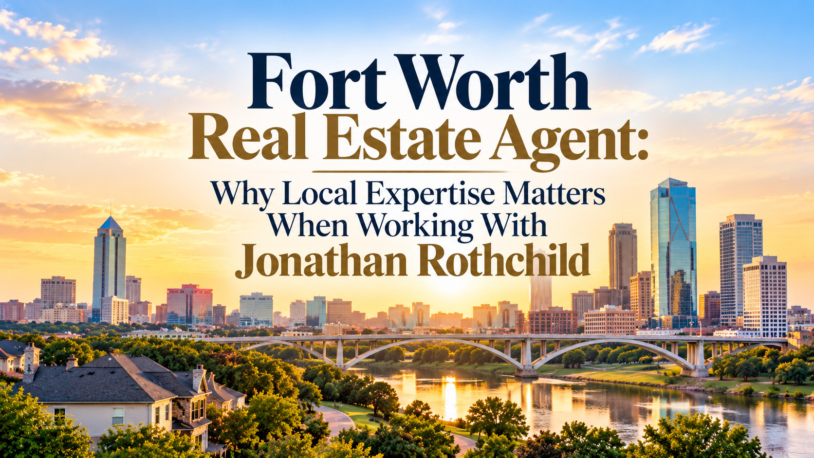 Fort Worth Real Estate Agent: Why Local Expertise Matters When Working With Jonathan Rothchild